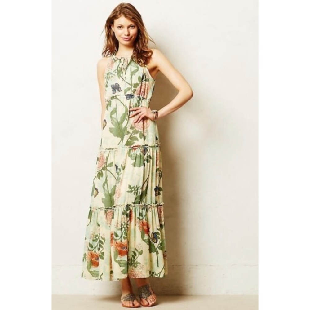 Anthropologie Maeve Tiered Maravilla Maxi Dress